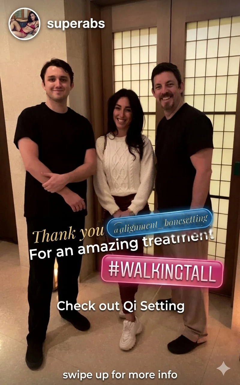Cliente con Andy y Duran después de una sesión